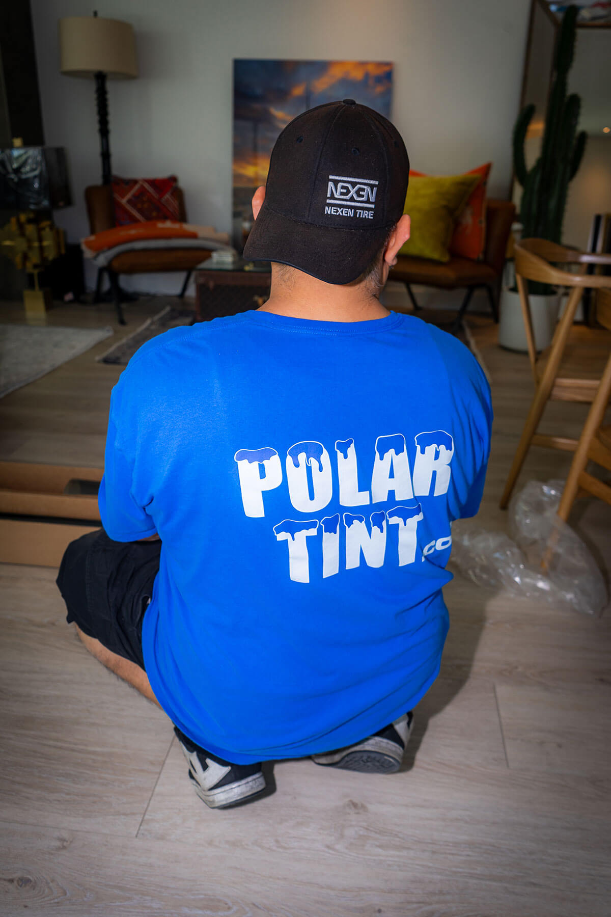 Polar Tint Solar residential film on a Chinatown apartment
